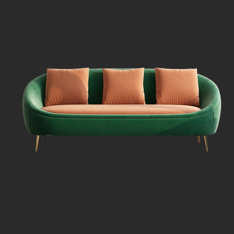 Fabric Tuxedo Arm Loveseat Standard Tight Back 3 Seater Settee Loveseat Clearhalo 'furn' 'furn_sofas' 'Furniture' 'furniture_sofas' 'kitchen' 'kitchen_sofas' 'Living Room Furniture' 'Sofa' 'sofas' 4657999