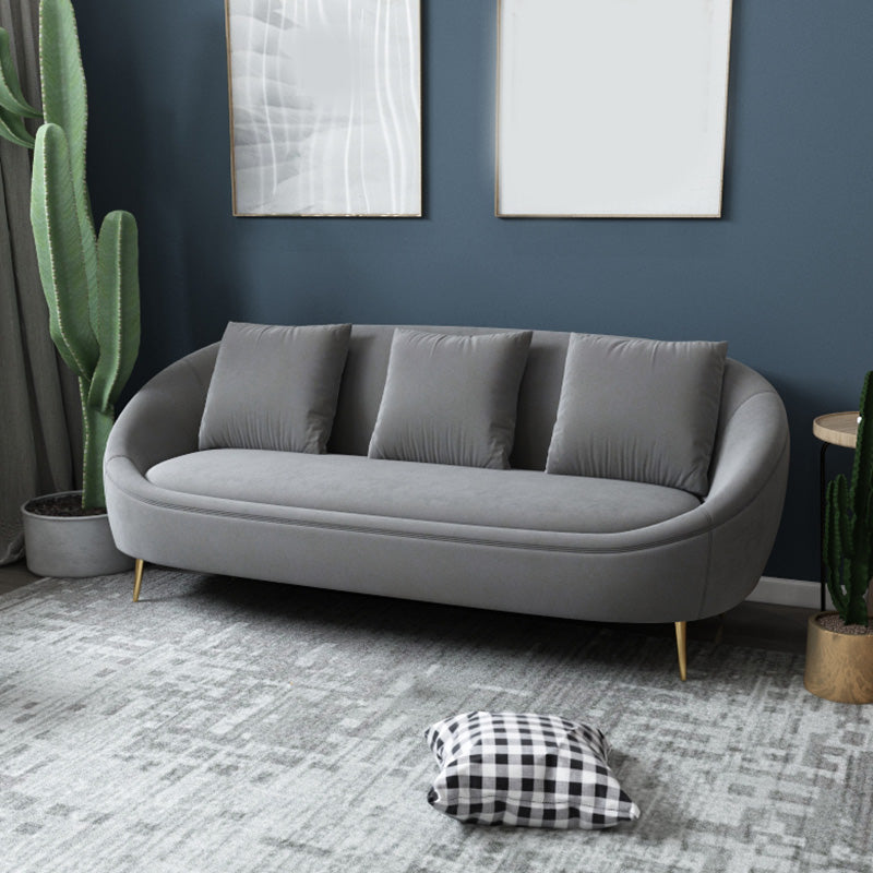 Fabric Tuxedo Arm Loveseat Standard Tight Back 3 Seater Settee Loveseat Dark Gray Clearhalo 'furn' 'furn_sofas' 'Furniture' 'furniture_sofas' 'kitchen' 'kitchen_sofas' 'Living Room Furniture' 'Sofa' 'sofas' 4658003