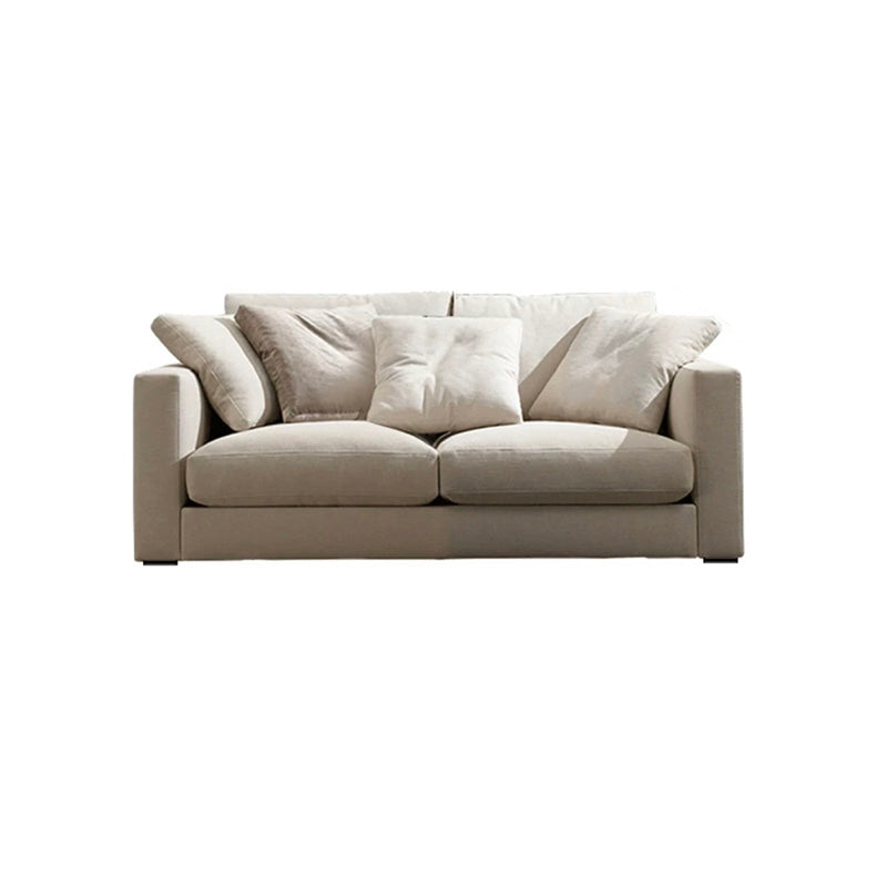 Square Armrest Sponge/latex Seat Filled Wood Technology Rectangular Sofa 71"L x 37"W x 33"H Clearhalo 'furn' 'furn_sofas' 'Furniture' 'furniture_sofas' 'kitchen' 'kitchen_sofas' 'Living Room Furniture' 'Sofa' 'sofas' 4658039