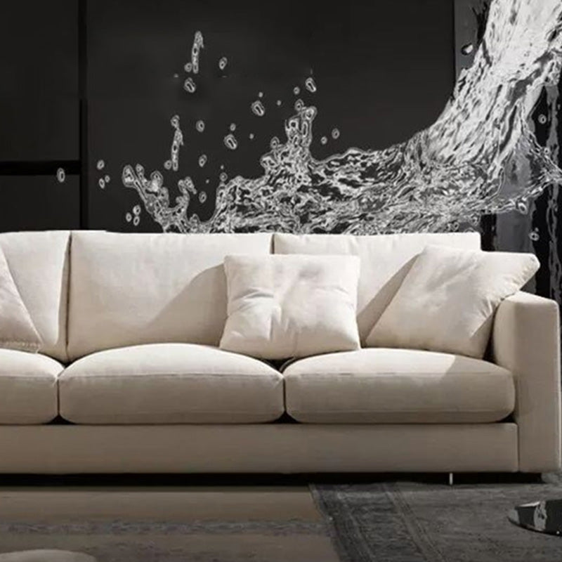 Square Armrest Sponge/latex Seat Filled Wood Technology Rectangular Sofa Clearhalo 'furn' 'furn_sofas' 'Furniture' 'furniture_sofas' 'kitchen' 'kitchen_sofas' 'Living Room Furniture' 'Sofa' 'sofas' 4658042