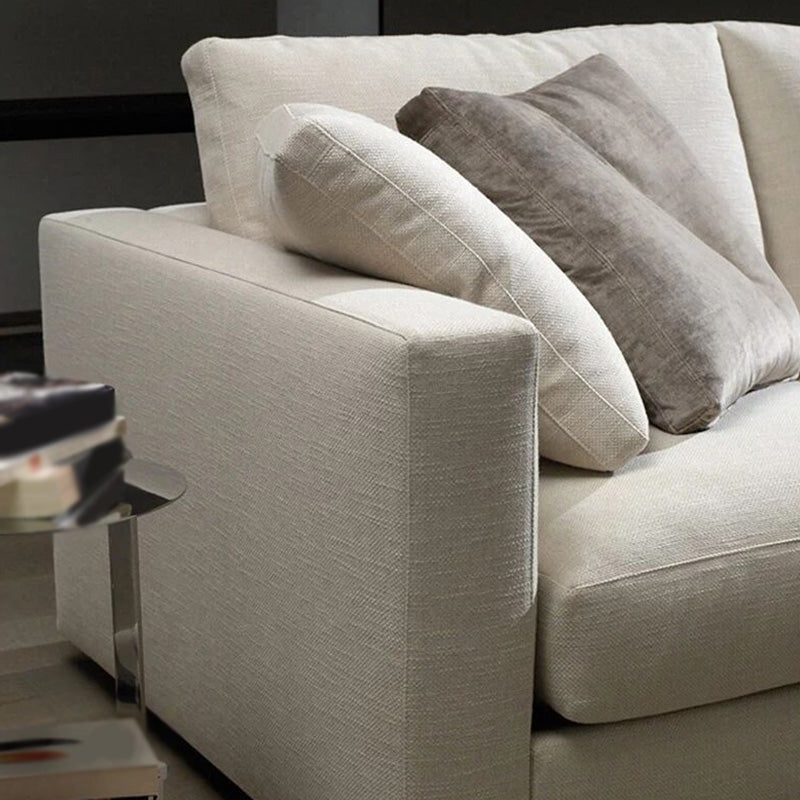 Square Armrest Sponge/latex Seat Filled Wood Technology Rectangular Sofa Clearhalo 'furn' 'furn_sofas' 'Furniture' 'furniture_sofas' 'kitchen' 'kitchen_sofas' 'Living Room Furniture' 'Sofa' 'sofas' 4658043