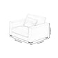 Square Armrest Sponge/latex Seat Filled Wood Technology Rectangular Sofa Clearhalo 'furn' 'furn_sofas' 'Furniture' 'furniture_sofas' 'kitchen' 'kitchen_sofas' 'Living Room Furniture' 'Sofa' 'sofas' 4658045