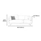 36" High Modern Velvet Square Arm Sofa with 2 Pillows Standard Sofa for Living Room Clearhalo 'furn' 'furn_sofas' 'Furniture' 'furniture_sofas' 'kitchen' 'kitchen_sofas' 'Living Room Furniture' 'Sofa' 'sofas' 4658136