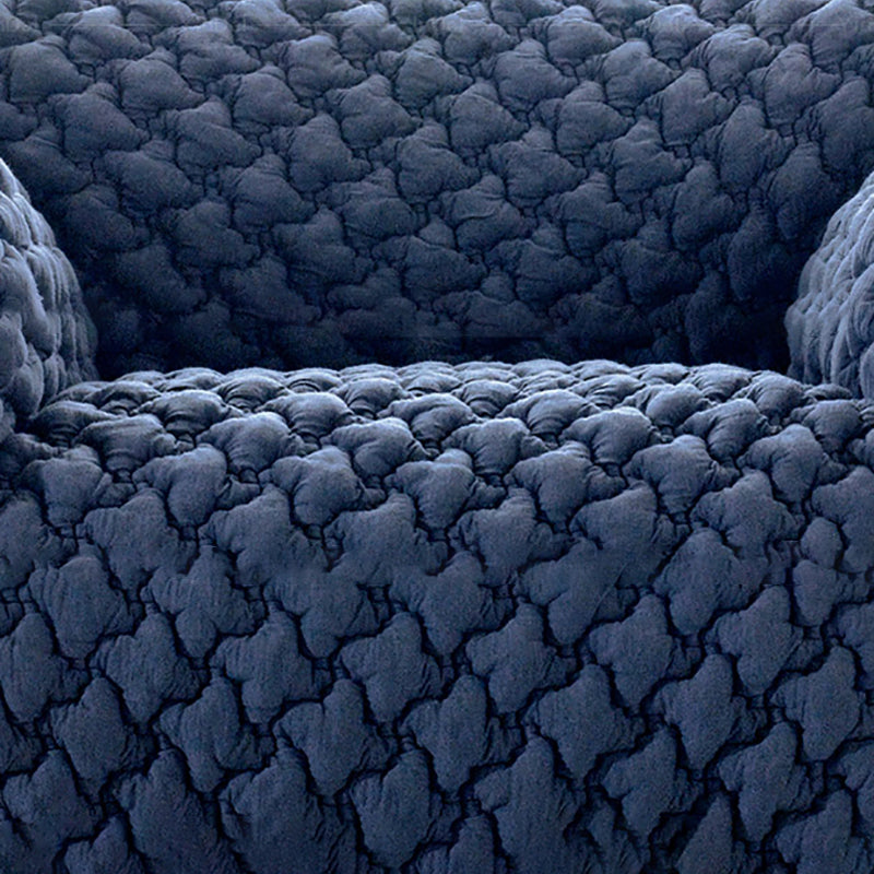 33" High Cotton Contemporary Round Arm Sofa with Tight Back for Apartment, Living Room Clearhalo 'furn' 'furn_sofas' 'Furniture' 'furniture_sofas' 'kitchen' 'kitchen_sofas' 'Living Room Furniture' 'Sofa' 'sofas' 4658164