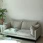 Modern Linen Square Arm Sofa with Bolster Pillows for Living Room, Apartment 63"L x 33"W x 33"H Light Gray Clearhalo 'furn' 'furn_sofas' 'Furniture' 'furniture_sofas' 'kitchen' 'kitchen_sofas' 'Living Room Furniture' 'Sofa' 'sofas' 4658181
