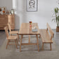 Modern 1/2/4 Pieces Dining Set Rectangle Wood Dining Table for Dining Room 4 Pieces: Table, 2 Chairs, 1 Wood Stool Clearhalo 'Dining Room Sets' 'Dining Tables & Seating' 'dining_room_set' 'furn' 'furn_dining_room_set' 'Furniture' 'furniture_dining_room_set' 'Kitchen & Dining Furniture' 'kitchen&dining_furn' 'kitchen' 4659673