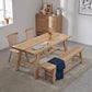 Modern 1/2/4 Pieces Dining Set Rectangle Wood Dining Table for Dining Room 4 Pieces: Table, 2 Chairs, 1 Bench Clearhalo 'Dining Room Sets' 'Dining Tables & Seating' 'dining_room_set' 'furn' 'furn_dining_room_set' 'Furniture' 'furniture_dining_room_set' 'Kitchen & Dining Furniture' 'kitchen&dining_furn' 'kitchen' 4659676