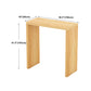 Light Brown Industrial Style Table Solid Wood Milk Tea Shop Casual Bar Table Clearhalo 'Bar Furniture' 'Bar Tables' 'bar_tables' 'furn' 'furn_bar_tables' 'Furniture' 'furniture_bar_tables' 'Kitchen & Dining Furniture' 4664110