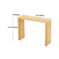 Light Brown Industrial Style Table Solid Wood Milk Tea Shop Casual Bar Table Clearhalo 'Bar Furniture' 'Bar Tables' 'bar_tables' 'furn' 'furn_bar_tables' 'Furniture' 'furniture_bar_tables' 'Kitchen & Dining Furniture' 4664112