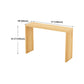 Light Brown Industrial Style Table Solid Wood Milk Tea Shop Casual Bar Table Clearhalo 'Bar Furniture' 'Bar Tables' 'bar_tables' 'furn' 'furn_bar_tables' 'Furniture' 'furniture_bar_tables' 'Kitchen & Dining Furniture' 4664114