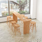 Brown Industrial Style Bar Table Solid Wood Coffe Shop Casual Bar Table Clearhalo 'Bar Furniture' 'Bar Tables' 'bar_tables' 'furn' 'furn_bar_tables' 'Furniture' 'furniture_bar_tables' 'Kitchen & Dining Furniture' 4664126