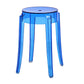 Modern Armless Stackable Counter Stool Plastic Living Room Bar Stool with Plastic Seat Blue 1 Piece Clearhalo 'Bar Furniture' 'Bar Stools' 'bar_stools' 'furn' 'furn_bar_stools' 'furniture_bar_stools' 'Kitchen & Dining Furniture' 'kitchen&dining_furn' 'kitchen' 'kitchen_furn' Furniture' 4664329