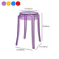 Modern Armless Stackable Counter Stool Plastic Living Room Bar Stool with Plastic Seat Clearhalo 'Bar Furniture' 'Bar Stools' 'bar_stools' 'furn' 'furn_bar_stools' 'furniture_bar_stools' 'Kitchen & Dining Furniture' 'kitchen&dining_furn' 'kitchen' 'kitchen_furn' Furniture' 4664341