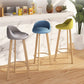 Scandinavian Style Bar-stool with Steel Legs Single Counter Stool for Kitchen Bar Clearhalo 'Bar Furniture' 'Bar Stools' 'bar_stools' 'furn' 'furn_bar_stools' 'furniture_bar_stools' 'Kitchen & Dining Furniture' 'kitchen&dining_furn' 'kitchen' 'kitchen_furn' Furniture' 4664350