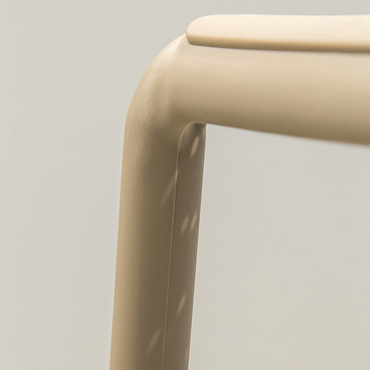 Modern Armless Backrest Counter Stool Plastic Bedroom Bar Stool with Plastic Seat Clearhalo 'Bar Furniture' 'Bar Stools' 'bar_stools' 'furn' 'furn_bar_stools' 'furniture_bar_stools' 'Kitchen & Dining Furniture' 'kitchen&dining_furn' 'kitchen' 'kitchen_furn' Furniture' 4664386