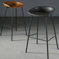 Industrial Style Bar-stool with Iron Legs Bucket Seat for Kitchen Bar Clearhalo 'Bar Furniture' 'Bar Stools' 'bar_stools' 'furn' 'furn_bar_stools' 'furniture_bar_stools' 'Kitchen & Dining Furniture' 'kitchen&dining_furn' 'kitchen' 'kitchen_furn' Furniture' 4664433