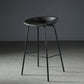 Industrial Style Bar-stool with Iron Legs Bucket Seat for Kitchen Bar Grey 1 Piece Clearhalo 'Bar Furniture' 'Bar Stools' 'bar_stools' 'furn' 'furn_bar_stools' 'furniture_bar_stools' 'Kitchen & Dining Furniture' 'kitchen&dining_furn' 'kitchen' 'kitchen_furn' Furniture' 4664434