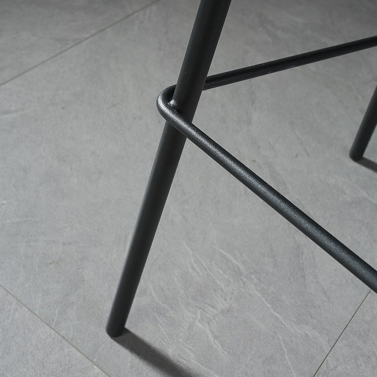 Industrial Style Bar-stool with Iron Legs Bucket Seat for Kitchen Bar Clearhalo 'Bar Furniture' 'Bar Stools' 'bar_stools' 'furn' 'furn_bar_stools' 'furniture_bar_stools' 'Kitchen & Dining Furniture' 'kitchen&dining_furn' 'kitchen' 'kitchen_furn' Furniture' 4664446