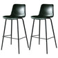 Industrial Style Bar-stool with Iron Legs Bucket Seat for Kitchen Bar Green 2 Piece Set Clearhalo 'Bar Furniture' 'Bar Stools' 'bar_stools' 'furn' 'furn_bar_stools' 'furniture_bar_stools' 'Kitchen & Dining Furniture' 'kitchen&dining_furn' 'kitchen' 'kitchen_furn' Furniture' 4664447