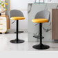 Modern Style Bar-stool with Adjustable Height Footrest Metal Leg for Counter Bar Clearhalo 'Bar Furniture' 'Bar Stools' 'bar_stools' 'furn' 'furn_bar_stools' 'furniture_bar_stools' 'Kitchen & Dining Furniture' 'kitchen&dining_furn' 'kitchen' 'kitchen_furn' Furniture' 4664605