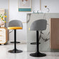Modern Style Bar-stool with Adjustable Height Footrest Metal Leg for Counter Bar Clearhalo 'Bar Furniture' 'Bar Stools' 'bar_stools' 'furn' 'furn_bar_stools' 'furniture_bar_stools' 'Kitchen & Dining Furniture' 'kitchen&dining_furn' 'kitchen' 'kitchen_furn' Furniture' 4664619