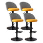 Modern Style Bar-stool with Adjustable Height Footrest Metal Leg for Counter Bar Orange 4 Piece Set Bar Stool(31"H) Clearhalo 'Bar Furniture' 'Bar Stools' 'bar_stools' 'furn' 'furn_bar_stools' 'furniture_bar_stools' 'Kitchen & Dining Furniture' 'kitchen&dining_furn' 'kitchen' 'kitchen_furn' Furniture' 4664640