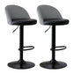 Modern Style Bar-stool with Adjustable Height Footrest Metal Leg for Counter Bar Black 2 Piece Set Bar Stool(31"H) Clearhalo 'Bar Furniture' 'Bar Stools' 'bar_stools' 'furn' 'furn_bar_stools' 'furniture_bar_stools' 'Kitchen & Dining Furniture' 'kitchen&dining_furn' 'kitchen' 'kitchen_furn' Furniture' 4664642