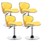 Modern Style Bar-stool with Adjustable Height Low Back Footrest Swivel for Counter Bar Ginger 4 Piece Set Clearhalo 'Bar Furniture' 'Bar Stools' 'bar_stools' 'furn' 'furn_bar_stools' 'furniture_bar_stools' 'Kitchen & Dining Furniture' 'kitchen&dining_furn' 'kitchen' 'kitchen_furn' Furniture' 4664713