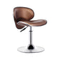 Modern Style Bar-stool with Adjustable Height Low Back Footrest Swivel for Counter Bar Coffee 1 Piece Clearhalo 'Bar Furniture' 'Bar Stools' 'bar_stools' 'furn' 'furn_bar_stools' 'furniture_bar_stools' 'Kitchen & Dining Furniture' 'kitchen&dining_furn' 'kitchen' 'kitchen_furn' Furniture' 4664717