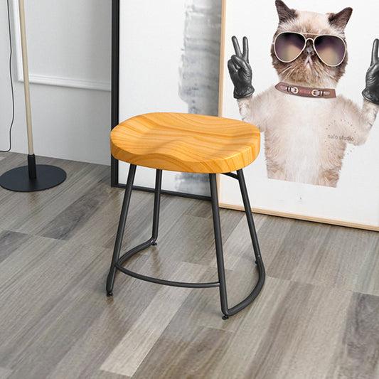 Modern Style Bar-stool with Footrest Iron Sled Legs for Kitchen Bar Clearhalo 'Bar Furniture' 'Bar Stools' 'bar_stools' 'furn' 'furn_bar_stools' 'furniture_bar_stools' 'Kitchen & Dining Furniture' 'kitchen&dining_furn' 'kitchen' 'kitchen_furn' Furniture' 4664940
