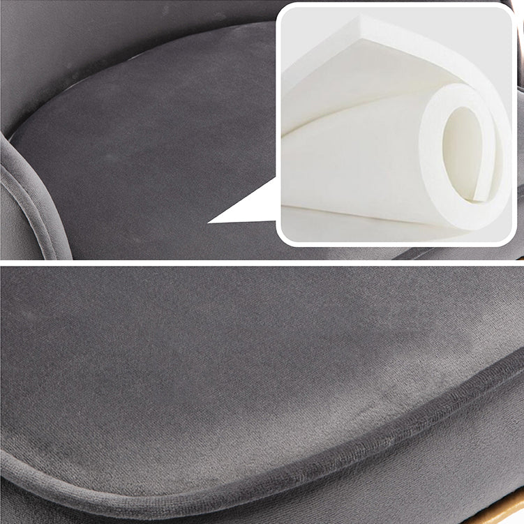 Low Back Matte Finish Bar Stool Footrest Armed Glam Upholstered Stool Clearhalo 'Bar Furniture' 'Bar Stools' 'bar_stools' 'furn' 'furn_bar_stools' 'furniture_bar_stools' 'Kitchen & Dining Furniture' 'kitchen&dining_furn' 'kitchen' 'kitchen_furn' Furniture' 4665012