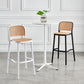 Plastic Scandinavian Kitchen Dining Room Armless Stool Low Back Bar Stool Clearhalo 'Bar Furniture' 'Bar Stools' 'bar_stools' 'furn' 'furn_bar_stools' 'furniture_bar_stools' 'Kitchen & Dining Furniture' 'kitchen&dining_furn' 'kitchen' 'kitchen_furn' Furniture' 4665039