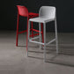 Plastic Scandinavian Kitchen Dining Room Stool Low Back Armless Bar Stool Clearhalo 'Bar Furniture' 'Bar Stools' 'bar_stools' 'furniture_bar_stools' 'Kitchen & Dining Furniture' 'kitchen&dining_furn' 'kitchen' 'kitchen_furn' Furniture' 4665189