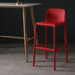 Plastic Scandinavian Kitchen Dining Room Stool Low Back Armless Bar Stool Clearhalo 'Bar Furniture' 'Bar Stools' 'bar_stools' 'furniture_bar_stools' 'Kitchen & Dining Furniture' 'kitchen&dining_furn' 'kitchen' 'kitchen_furn' Furniture' 4665205