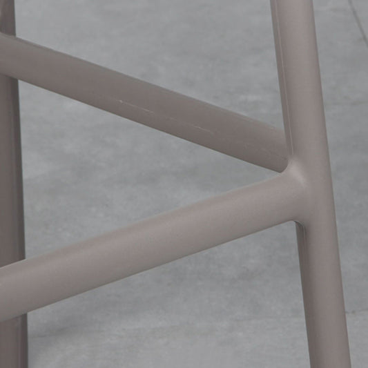 Scandinavian Plastic Kitchen Dining Room Stool Low Back Armless Bar Stool Clearhalo 'Bar Furniture' 'Bar Stools' 'bar_stools' 'furn' 'furn_bar_stools' 'furniture_bar_stools' 'Kitchen & Dining Furniture' 'kitchen&dining_furn' 'kitchen' 'kitchen_furn' Furniture' 4665232