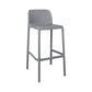 Scandinavian Plastic Kitchen Dining Room Stool Low Back Armless Bar Stool Grey 1 Piece Counter Stool(26"H) Clearhalo 'Bar Furniture' 'Bar Stools' 'bar_stools' 'furn' 'furn_bar_stools' 'furniture_bar_stools' 'Kitchen & Dining Furniture' 'kitchen&dining_furn' 'kitchen' 'kitchen_furn' Furniture' 4665252