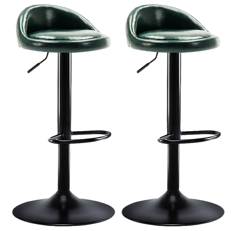 Modern Adjustable Rotatable Counter Stool Steel Bedroom Bar Stool with Cushion 2 Piece Set Clearhalo 'Bar Furniture' 'Bar Stools' 'bar_stools' 'furn' 'furn_bar_stools' 'furniture_bar_stools' 'Kitchen & Dining Furniture' 'kitchen&dining_furn' 'kitchen' 'kitchen_furn' Furniture' 4665337