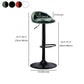 Modern Adjustable Rotatable Counter Stool Steel Bedroom Bar Stool with Cushion Clearhalo 'Bar Furniture' 'Bar Stools' 'bar_stools' 'furn' 'furn_bar_stools' 'furniture_bar_stools' 'Kitchen & Dining Furniture' 'kitchen&dining_furn' 'kitchen' 'kitchen_furn' Furniture' 4665370