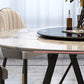 Round 1/4/5/7/9 Pieces Modern Furniture Standard Height Dining Room Table Set with 3 Legs Clearhalo 'Dining Room Sets' 'Dining Tables & Seating' 'dining_room_set' 'furn' 'furn_dining_room_set' 'Furniture' 'furniture_dining_room_set' 'Kitchen & Dining Furniture' 'kitchen&dining_furn' 'kitchen' 4665377