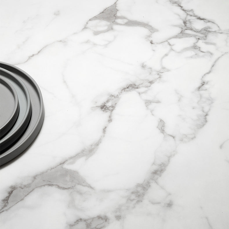 Round 1/4/5/7/9 Pieces Modern Furniture Standard Height Dining Room Table Set with 3 Legs Clearhalo 'Dining Room Sets' 'Dining Tables & Seating' 'dining_room_set' 'furn' 'furn_dining_room_set' 'Furniture' 'furniture_dining_room_set' 'Kitchen & Dining Furniture' 'kitchen&dining_furn' 'kitchen' 4665381