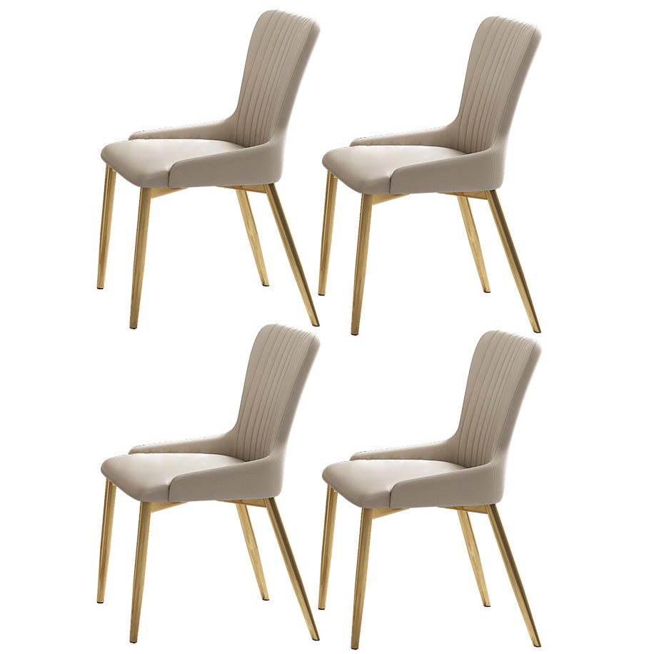 Glam 1/4/5/7 Pieces Scalable Dining Table Set with Sintered Stone Top White Dinette Set 4 White Chairs Clearhalo 'Dining Room Sets' 'Dining Tables & Seating' 'dining_room_set' 'furn' 'furn_dining_room_set' 'Furniture' 'furniture_dining_room_set' 'Kitchen & Dining Furniture' 'kitchen&dining_furn' 'kitchen' 4665392