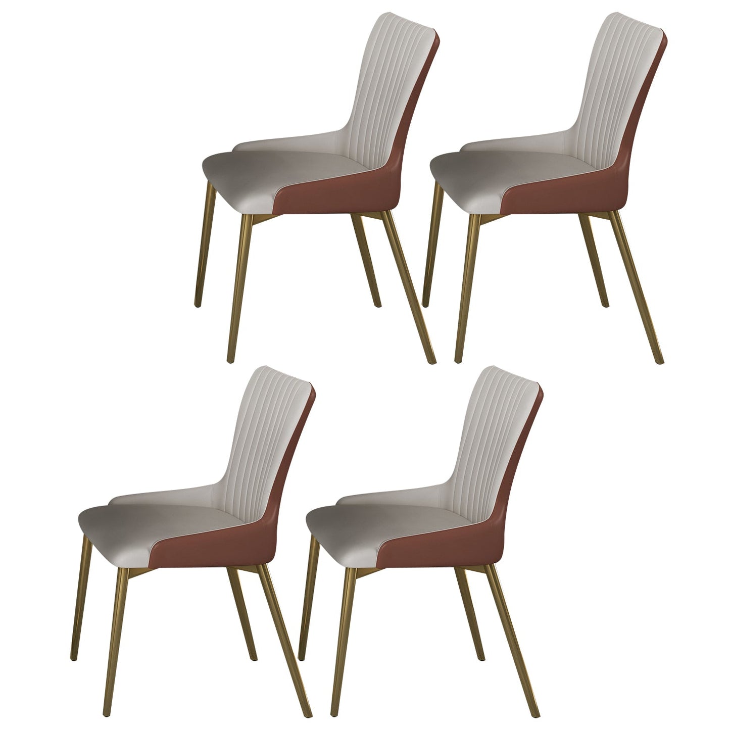 Glam 1/4/5/7 Pieces Scalable Dining Table Set with Sintered Stone Top White Dinette Set 4 Beige Chairs Clearhalo 'Dining Room Sets' 'Dining Tables & Seating' 'dining_room_set' 'furn' 'furn_dining_room_set' 'Furniture' 'furniture_dining_room_set' 'Kitchen & Dining Furniture' 'kitchen&dining_furn' 'kitchen' 4665396