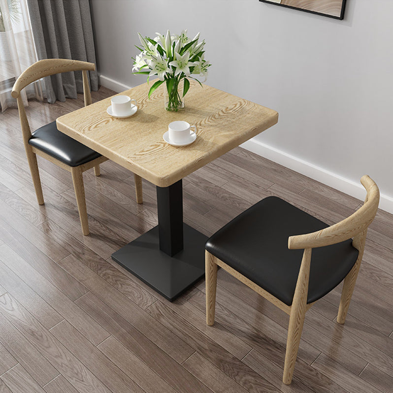 Modern 1/3/4/5 Pieces Dining Set Geometry Wood Dining Table Set for Dining Room 3 Pieces: Wood Table, 2 Chairs Clearhalo 'Dining Room Sets' 'Dining Tables & Seating' 'dining_room_set' 'furn' 'furn_dining_room_set' 'Furniture' 'furniture_dining_room_set' 'Kitchen & Dining Furniture' 'kitchen&dining_furn' 'kitchen' 4665411