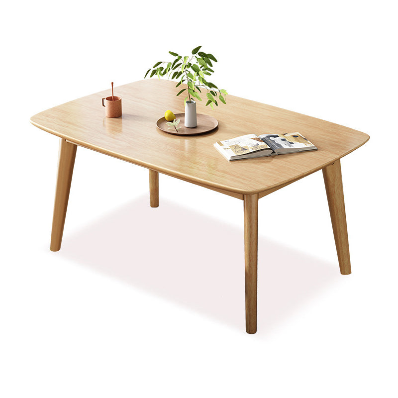 1/2/5/7 Pieces Modern Wood Furniture Standard Height Dining Table Set with 4 Legs Wood 51"L x 31"W Clearhalo 'Dining Room Sets' 'Dining Tables & Seating' 'dining_room_set' 'furn' 'furn_dining_room_set' 'Furniture' 'furniture_dining_room_set' 'Kitchen & Dining Furniture' 'kitchen&dining_furn' 'kitchen' 4665433