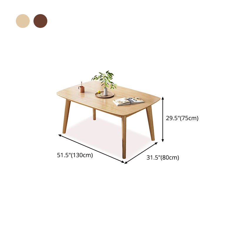 1/2/5/7 Pieces Modern Wood Furniture Standard Height Dining Table Set with 4 Legs Clearhalo 'Dining Room Sets' 'Dining Tables & Seating' 'dining_room_set' 'furn' 'furn_dining_room_set' 'Furniture' 'furniture_dining_room_set' 'Kitchen & Dining Furniture' 'kitchen&dining_furn' 'kitchen' 4665439