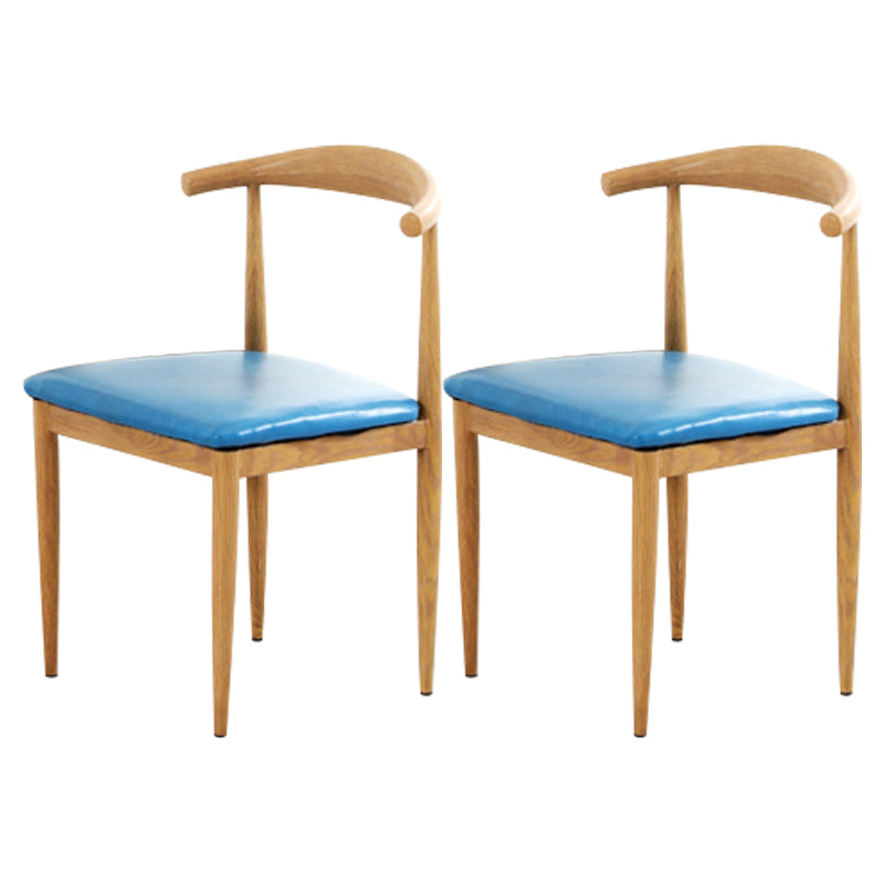 Modern 1/2/5 Pieces Dining Set Rectangle Artificial Wood Dining Table for Dining Room 2 Blue Chairs Clearhalo 'Dining Room Sets' 'Dining Tables & Seating' 'dining_room_set' 'furn' 'furn_dining_room_set' 'Furniture' 'furniture_dining_room_set' 'Kitchen & Dining Furniture' 'kitchen&dining_furn' 'kitchen' 4665445