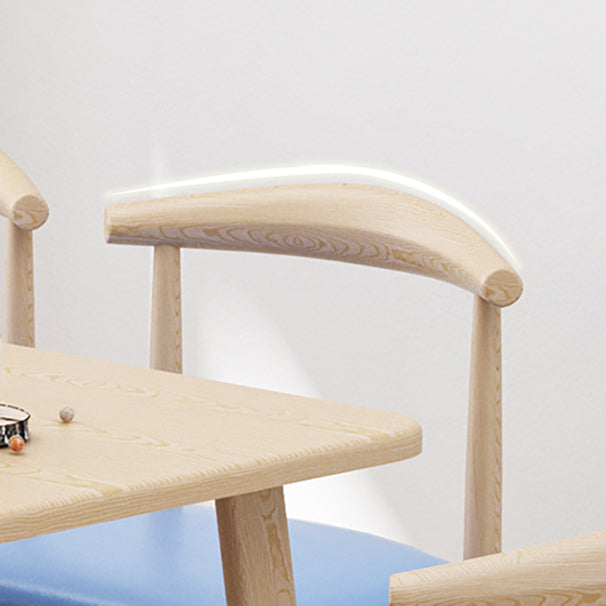 Modern 1/2/5/7 Pieces Dining Set Rectangle Wood Dining Table for Kitchen Clearhalo 'Dining Room Sets' 'Dining Tables & Seating' 'dining_room_set' 'furn' 'furn_dining_room_set' 'Furniture' 'Kitchen & Dining Furniture' 'kitchen&dining_furn' 'kitchen' 4665493