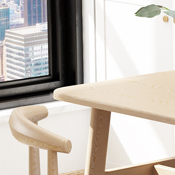 Modern 1/2/5/7 Pieces Dining Set Rectangle Wood Dining Table for Kitchen Clearhalo 'Dining Room Sets' 'Dining Tables & Seating' 'dining_room_set' 'furn' 'furn_dining_room_set' 'Furniture' 'Kitchen & Dining Furniture' 'kitchen&dining_furn' 'kitchen' 4665494