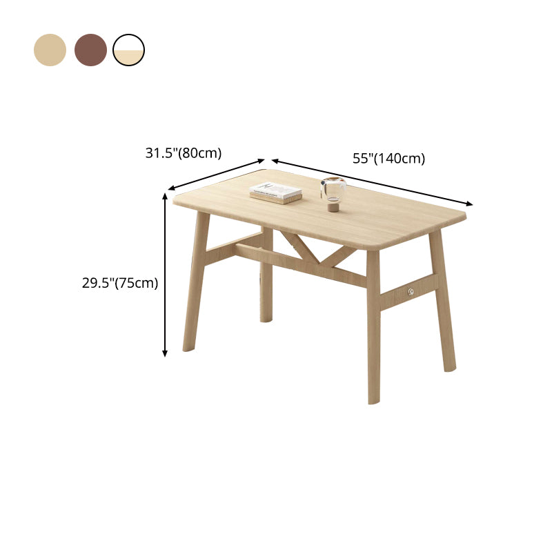Modern 1/2/5/7 Pieces Dining Set Rectangle Wood Dining Table for Kitchen Clearhalo 'Dining Room Sets' 'Dining Tables & Seating' 'dining_room_set' 'furn' 'furn_dining_room_set' 'Furniture' 'Kitchen & Dining Furniture' 'kitchen&dining_furn' 'kitchen' 4665499
