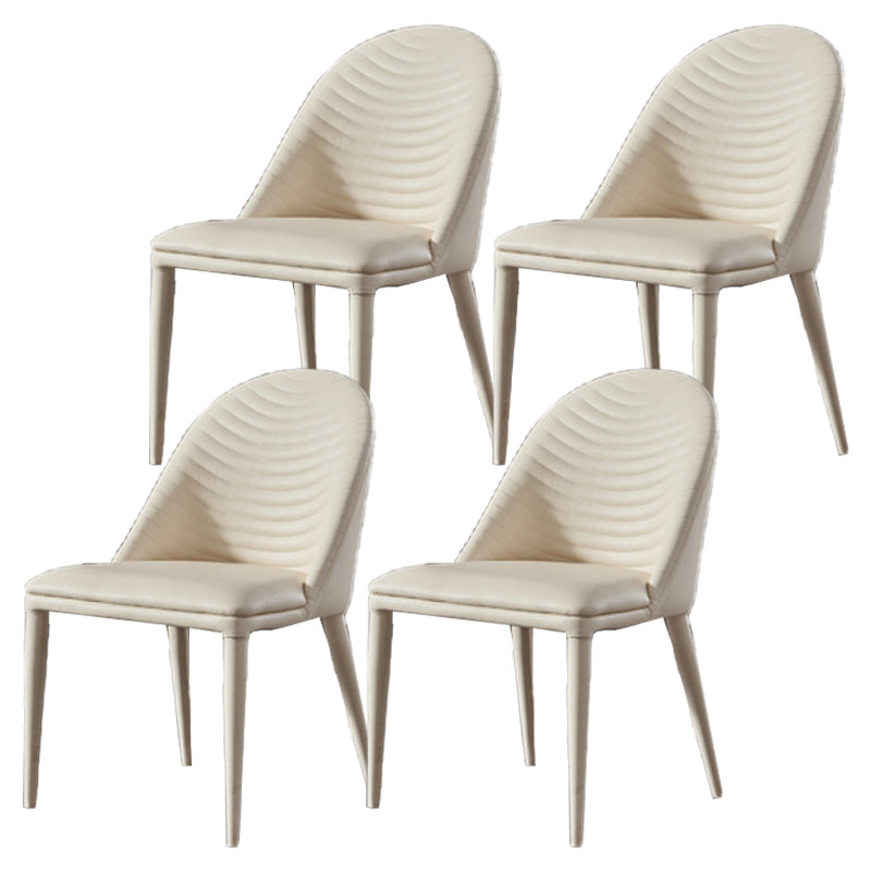 Modern 1/4/5 Pieces Dining Set Round Sintered Stone Dining Table for Dining Room 4 Beige Chairs Clearhalo 'Dining Room Sets' 'Dining Tables & Seating' 'dining_room_set' 'furn' 'furn_dining_room_set' 'Furniture' 'furniture_dining_room_set' 'Kitchen & Dining Furniture' 'kitchen&dining_furn' 'kitchen' 4665505